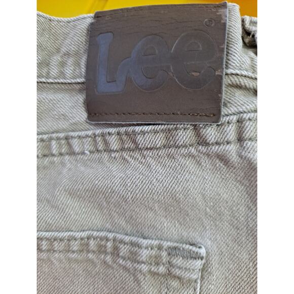 Lee Men's Khaki Denim Relaxed Fit Straight Leg Jeans Size 40x32 - Picture 5 of 8